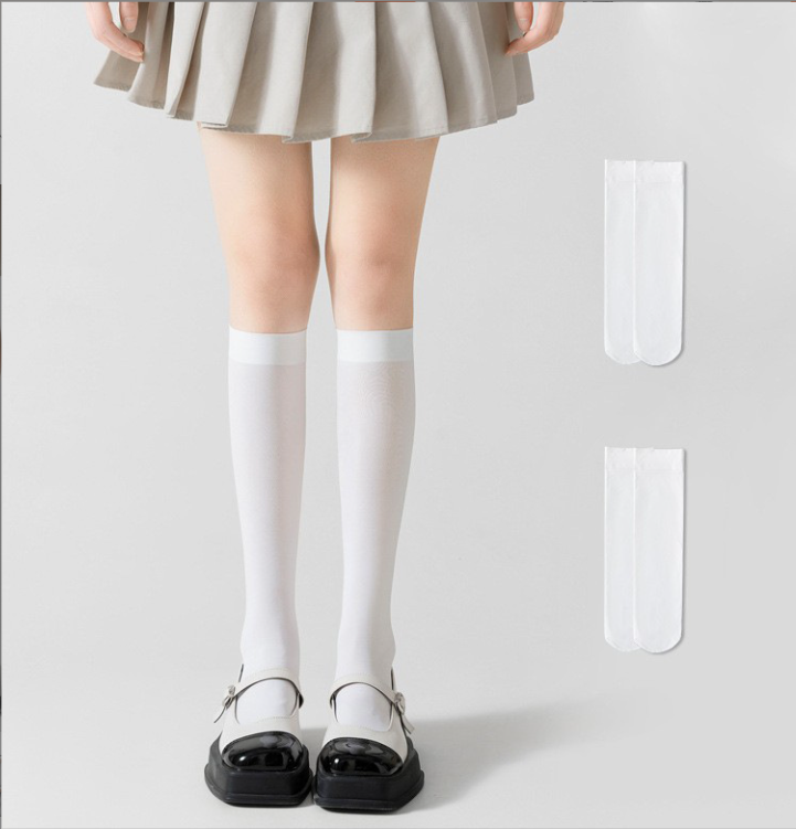 Women Classic Knee High School Socks